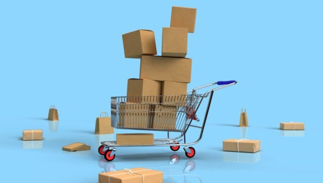 a toy shopping cart